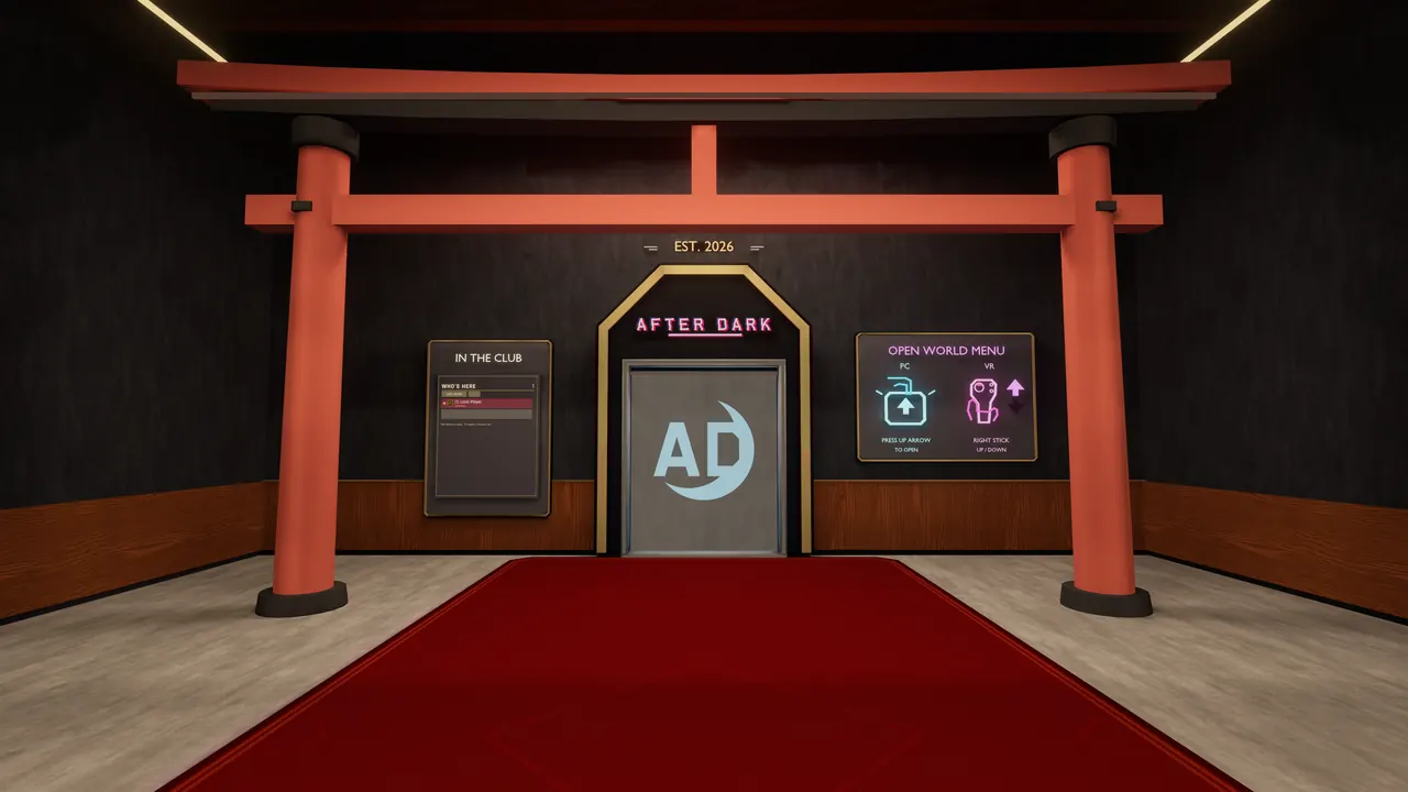 The lobby gate leading to the lift